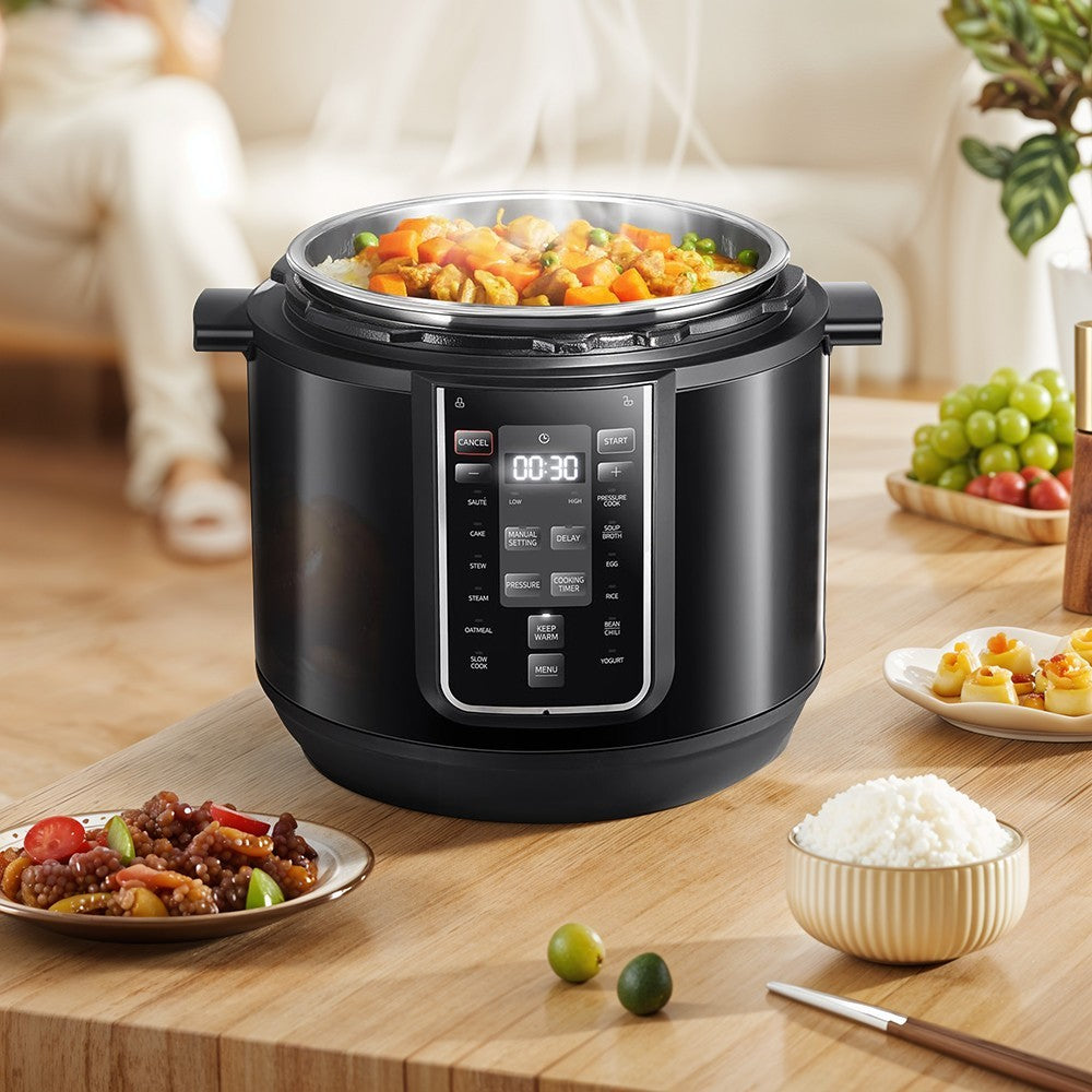 Midea Pressure Cooker Midea Pressure Cooker with 12 Presets and 7.6L Multi Cooke