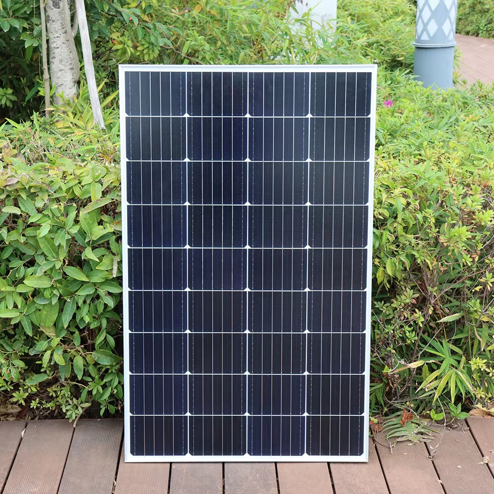 200W Glass Solar Panel and 150W Rigid Photovoltaic Solar Panel System for Balcony Home Charging Battery Outdoor Power Supply