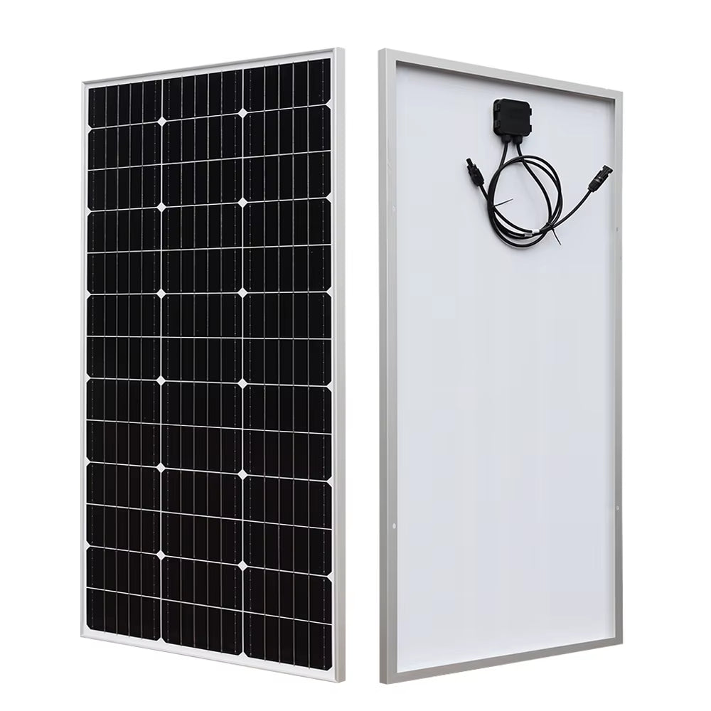 200W Glass Solar Panel and 150W Rigid Photovoltaic Solar Panel System for Balcony Home Charging Battery Outdoor Power Supply