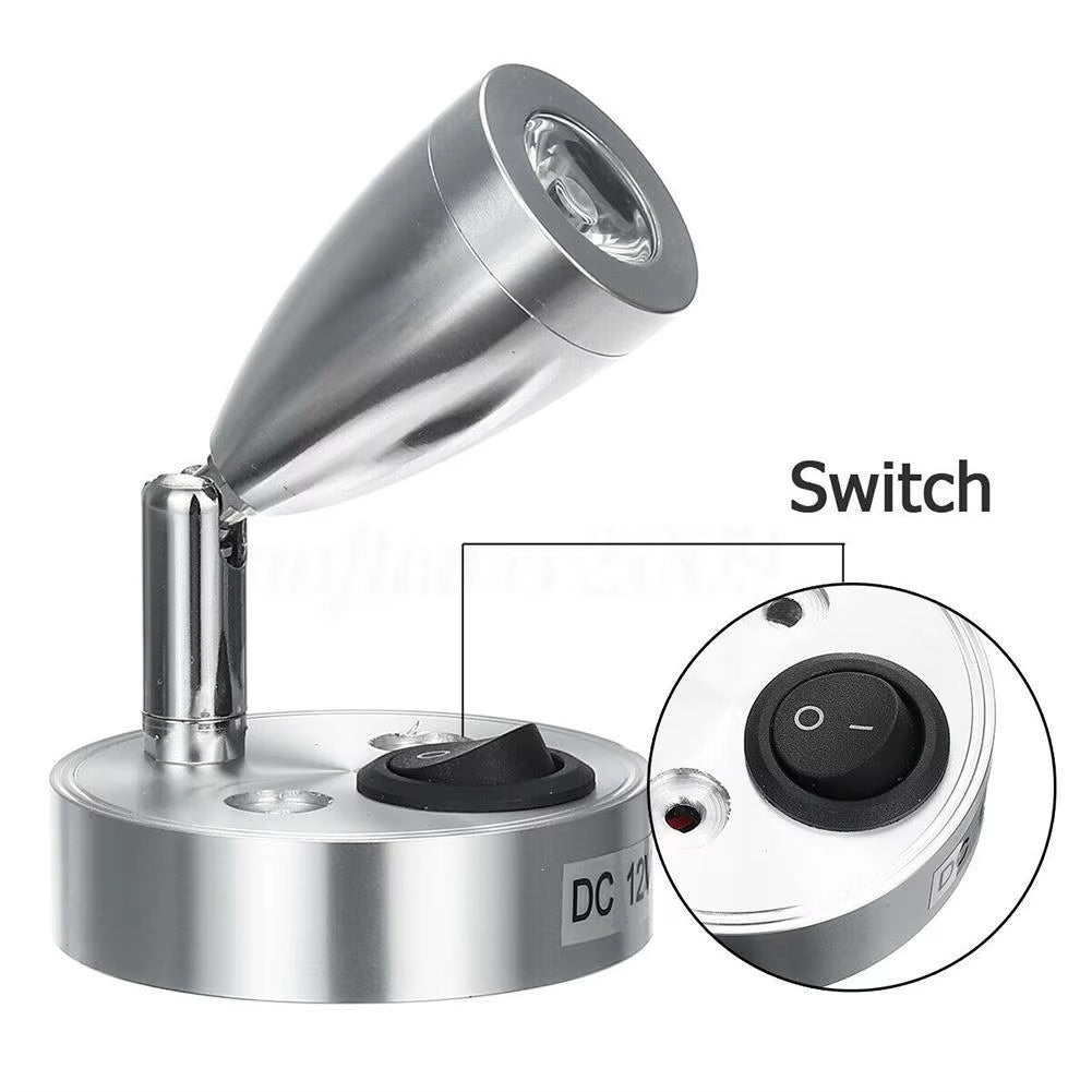 12V LED Interior Reading Lights Campervan Boat Wireless Portable Auto Interior Lamp Rv Camper Accessories