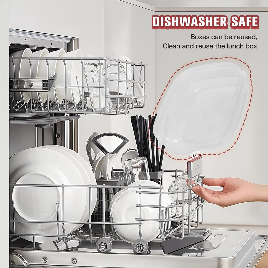 Rainberg 50 PCS Food Storage Set, Food Storage Containers, Cereal Storage Contai