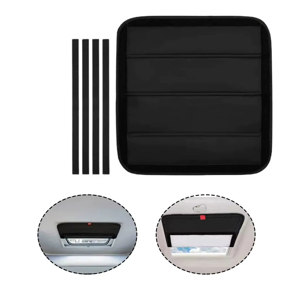 1Pc RV Skylight Sunshade Foldable RV Roof Aluminum Film Reflective Shading Pad RV Parts Accessories Insulated Sunshade