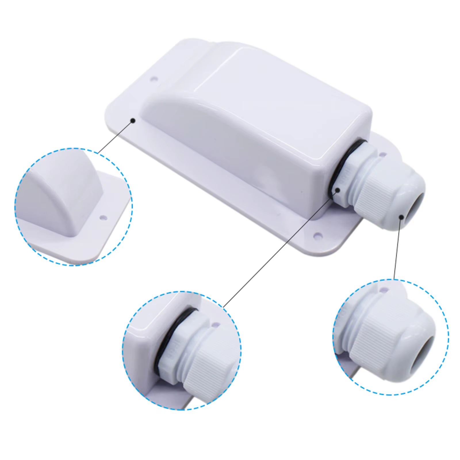 Cable Entry Gland ABS Roof Solar Panel Fits for RV Camping Solar Panels