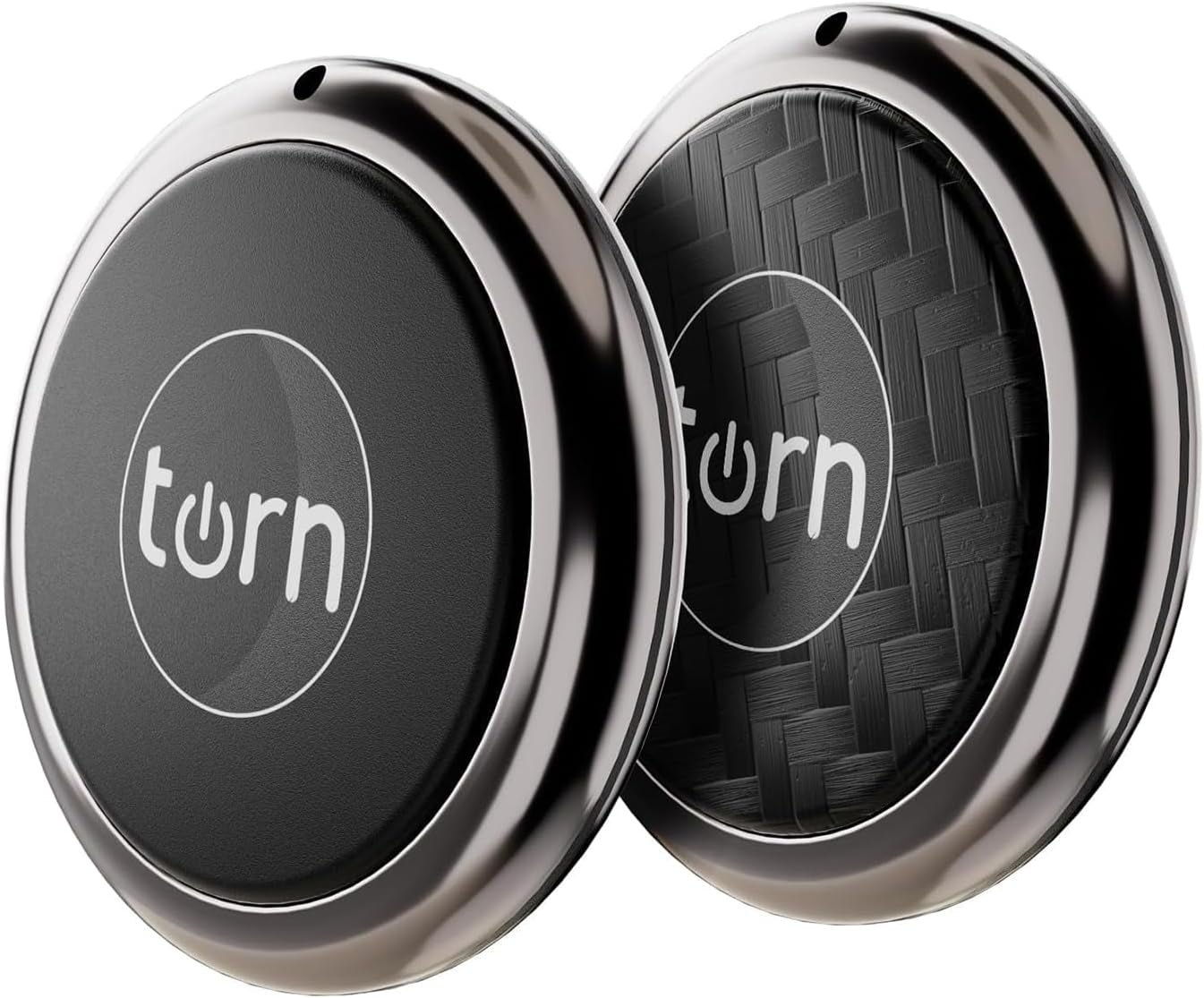 Item Finders Tracker Work for Apple Find My (Ios Only) APP GPS Tracker Tag for Dogs,Cats,Luggage, Keys, Backpack, Satchel Etc. (Black&Carbon)