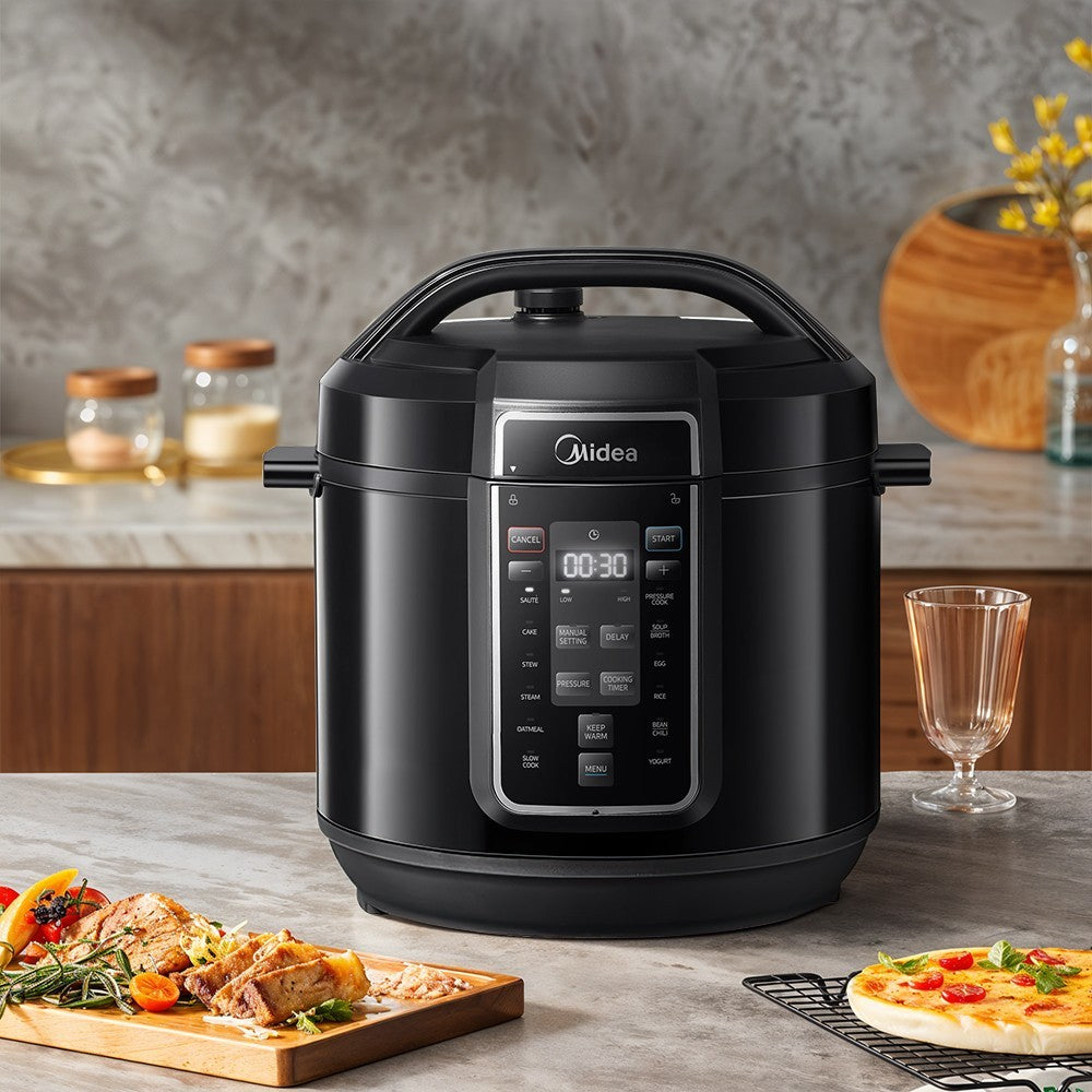 Midea Pressure Cooker Midea Pressure Cooker with 12 Presets and 7.6L Multi Cooke
