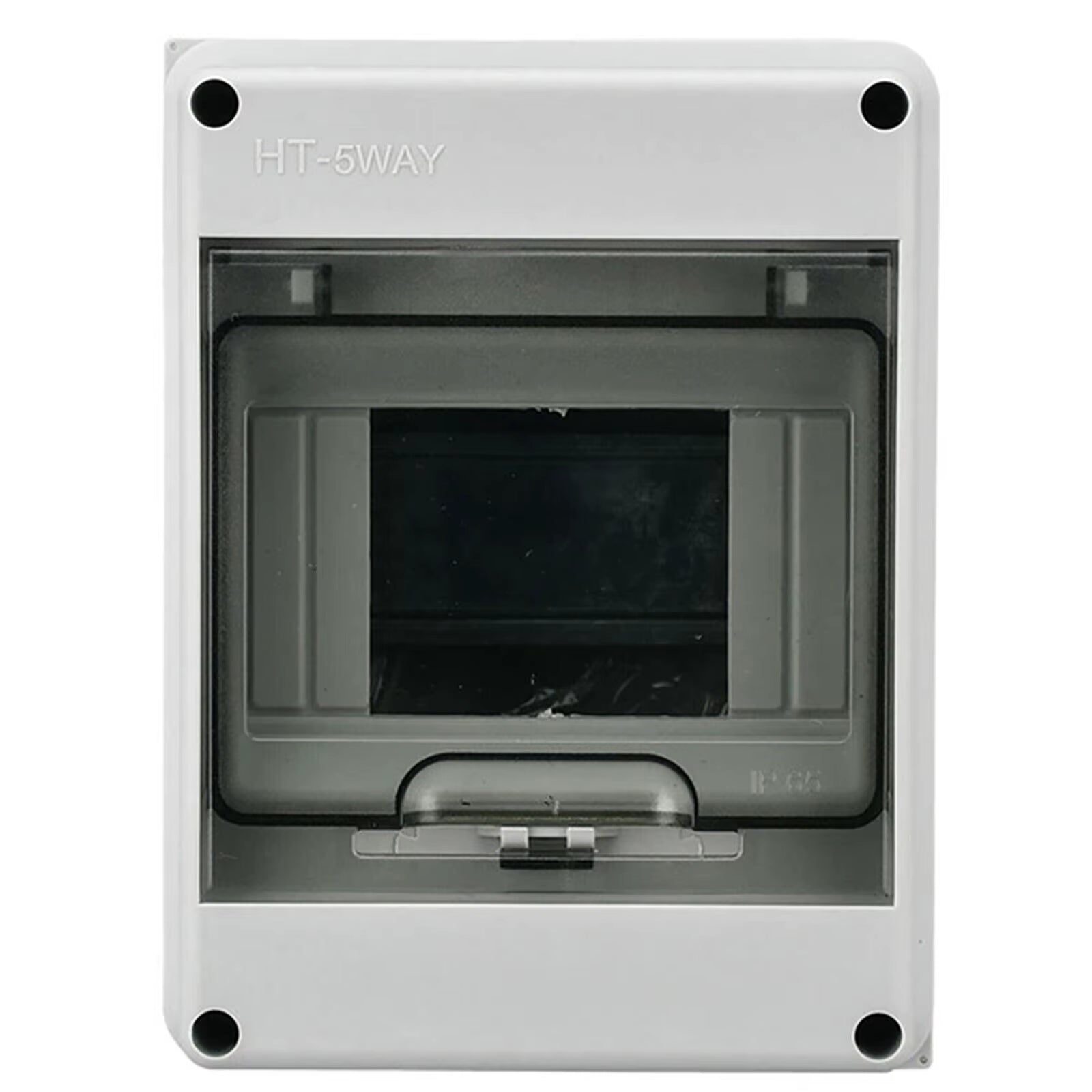 5 Way Garage Caravan Campervan IP65 Weatherproof Consumer Unit Enclosure 25A 30Ma RCD MCB Fuse Box