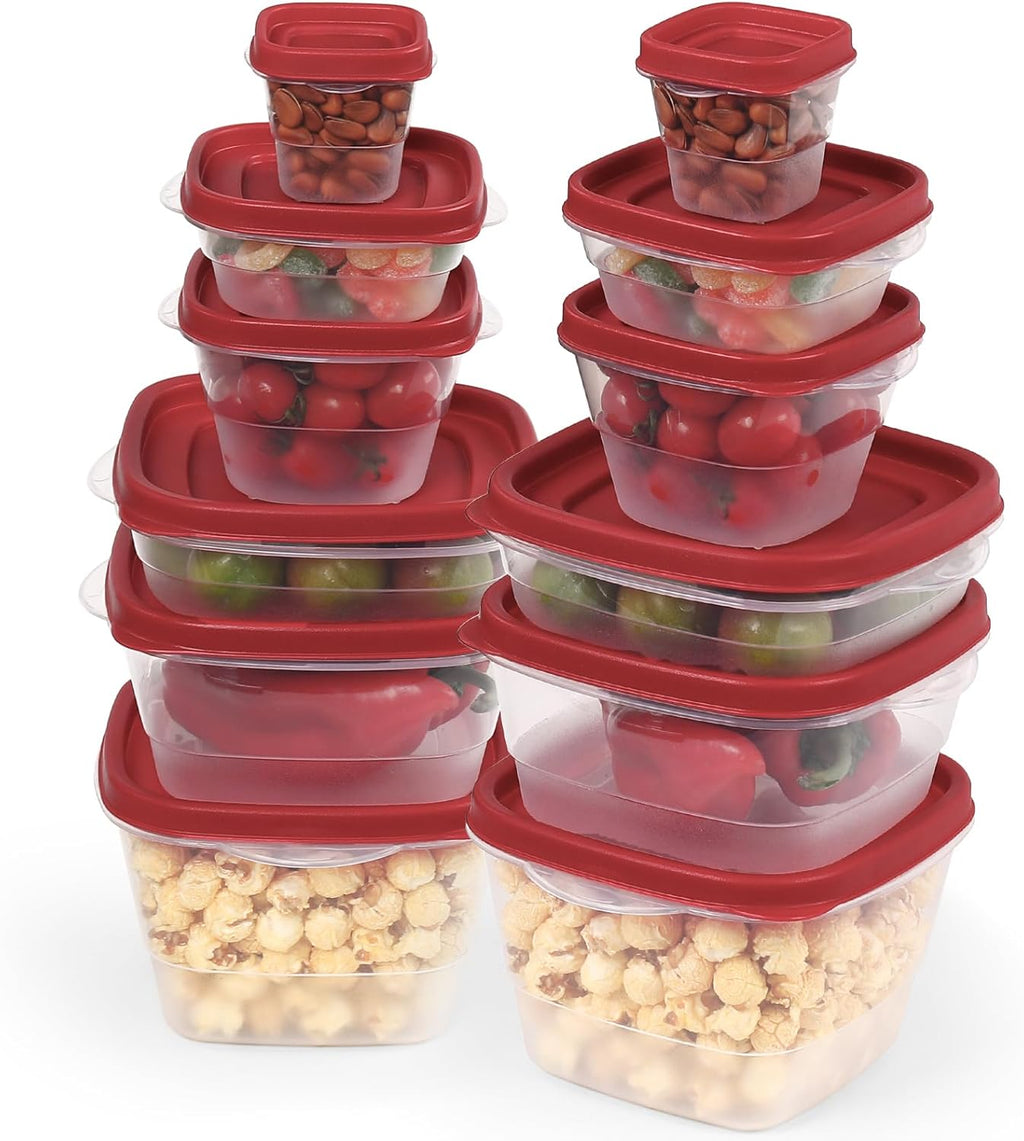 Rainberg 50 PCS Food Storage Set, Food Storage Containers, Cereal Storage Contai