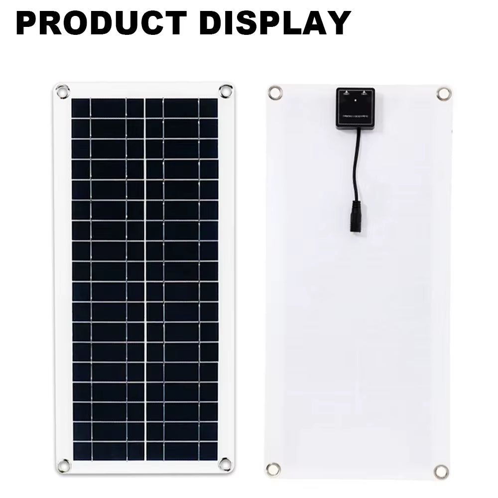 1000W Solar Panel 12V Solar Cell 10A-100A Controller Solar Plate Kit for Phone RV Car Caravan Home Camping Outdoor Battery