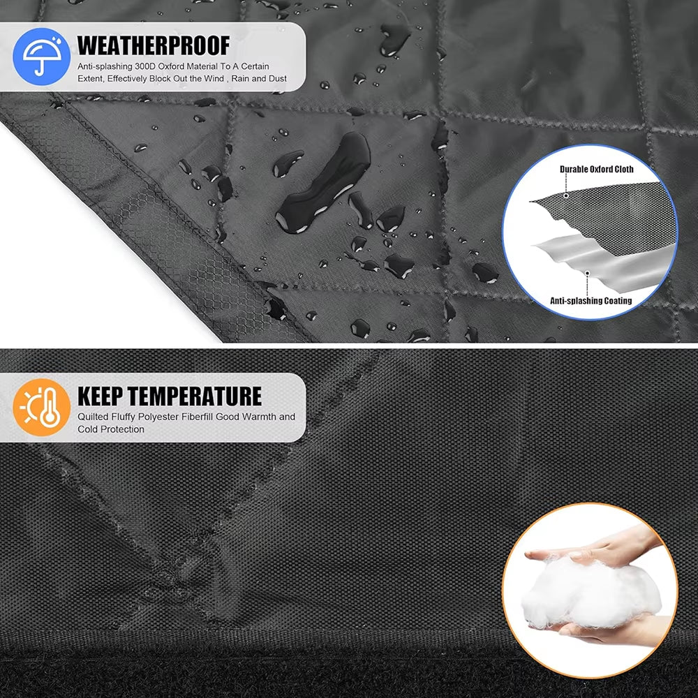 FOR Fiat Ducato Autumn and Winter Self Absorbing Cotton Thickened Door Curtains Thermal Insulation Partition Curtains Winter